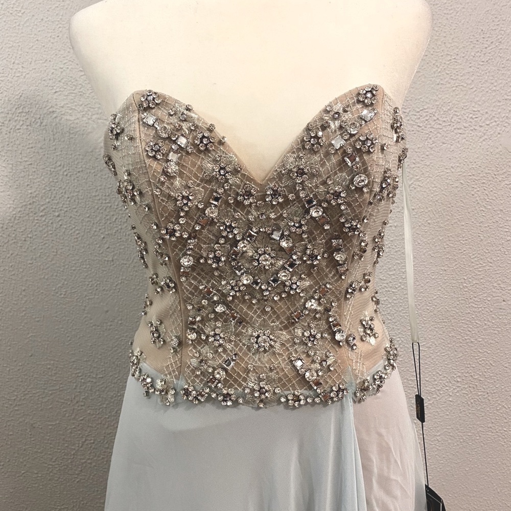 Gorgeous Prom Gown with Beaded Bodice!
